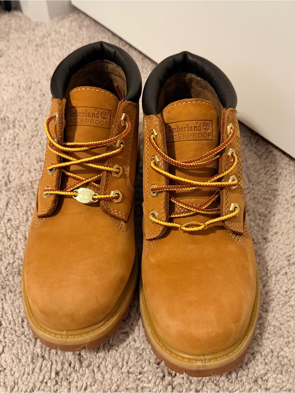 Timberland Tan Lace-Up Boots